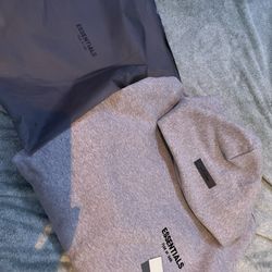 Dark oatmeal men’s essentials hoodie small