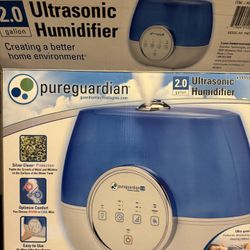 Pure garden Humidifier, 2 Gallon Tank 