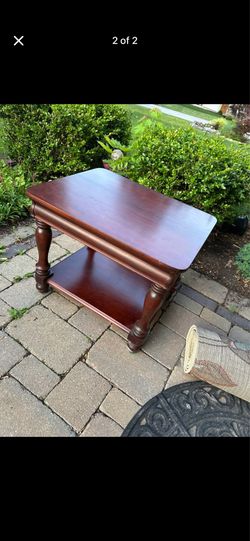 Wood Side Table