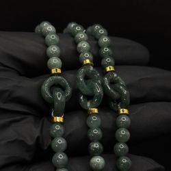 Interlock Jade Bracelet