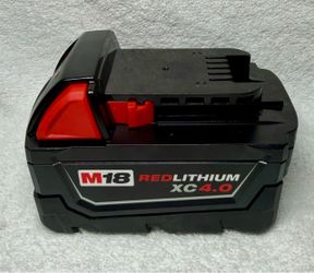 2 NEW Milwaukee M18 XC 4.0Ah Batteries 48-11-1840 – 2026 Date