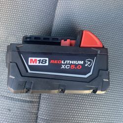 Milwaukee New Battery 