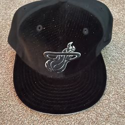 Miami Heat fitted Hat 7 3/4 