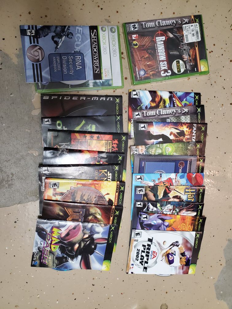 21 XBox and XBox 360 Games
