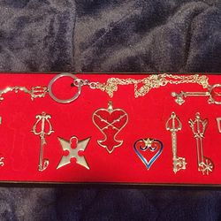 Kingdom hearts Novelty Cosplay keyblade keychain Pendant Collection 10 pieces