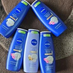 Nivea Body Wash All 5 For $20