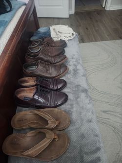 Mens shoes and shorts