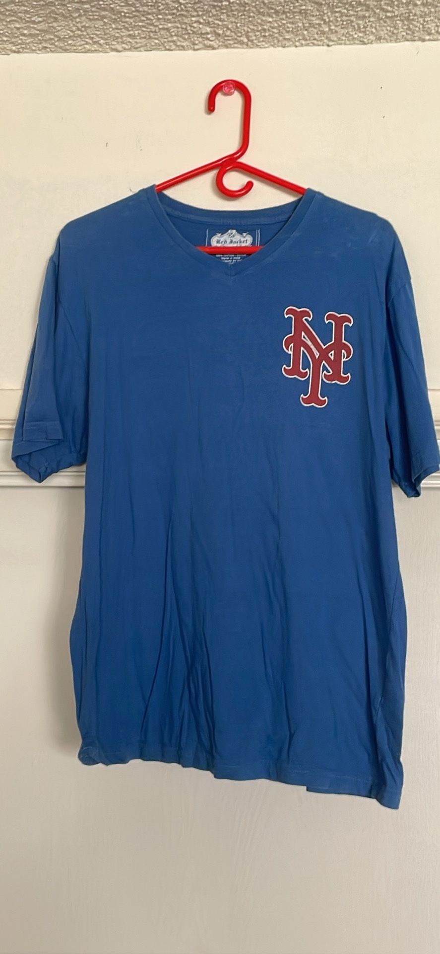 METS Mens Large Tee Shirt by RED JACKET very good condition as is pick up.