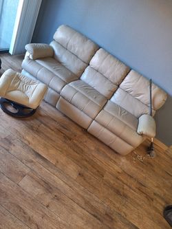 Leather couch