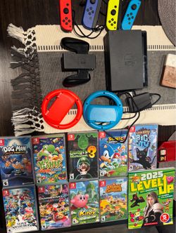 Nintendo Switch + games + accessories