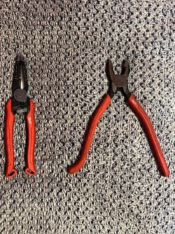 Milwaukee pliers & 7 in 1 wire strippers