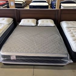 King Size Mattress 14” Inches Thick Pillow Top. Quality and Comfort,  Available All Sizes. New From Factory. Same Day Delivery
