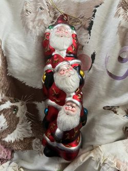 Extremely Large Santa Ornament