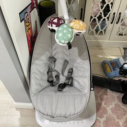 4moms MamaRoo Multi-Motion Baby Like New Swing, Bluetooth Enabled with 5 Unique Motions, Grey 2024