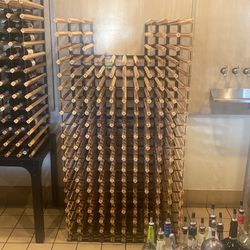 Custom Built Restaurant Wine Rack 172 Bottles