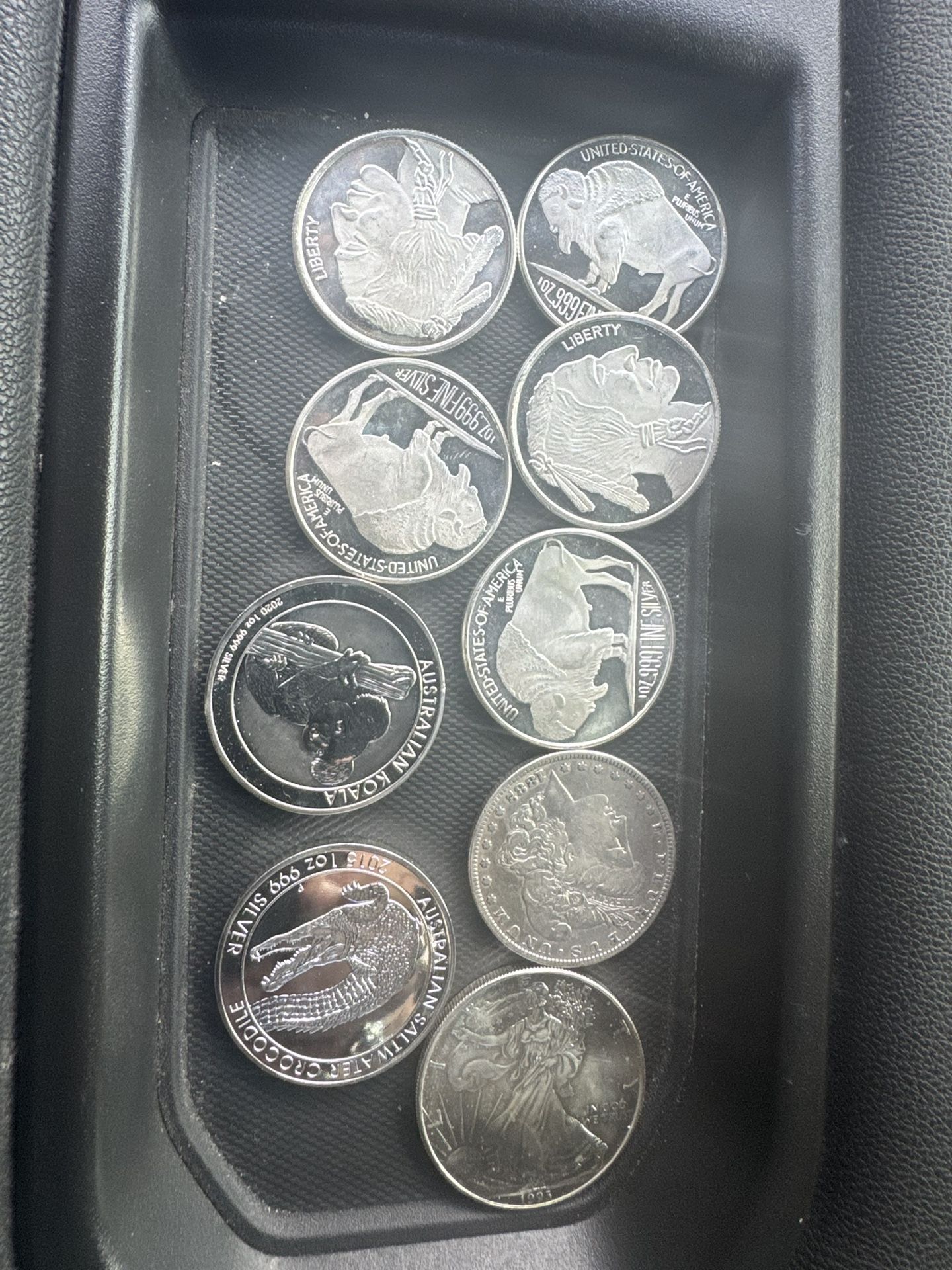 10 Ounce Silver Bars, 1 Ounce Silver Round, Morgan Dollars Random Years Peace Dollar Key Dates