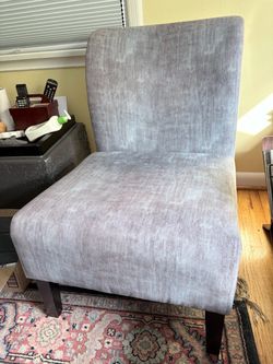 Blue Upholstered Chair