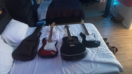 3 guitars
