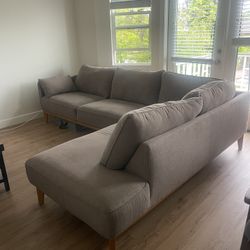 Mid Century Sectional Couch 