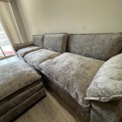 Beautiful In Excellent Shape Sofa, Grey Color