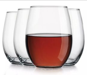 Stemless Wine Glass Set