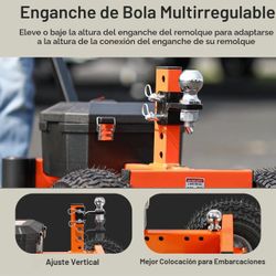 SuperHandy Electric Trailer Dolly, 3600 lb, Motorized Trailer Mover, 24V