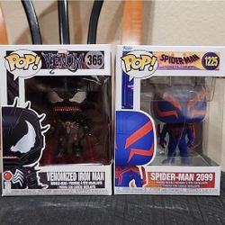 Funko Pop Marvel Venom #365 & Spider-Man Across The Spider-Verse #1225