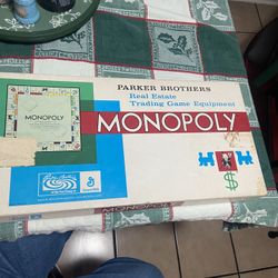 Original 1961 No. 9 Monopoly USA Made