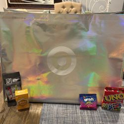 Target Reflective Tote Bag With Accessories