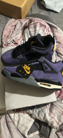 Nike Air Jordan 4 Retro Lakers Shoes