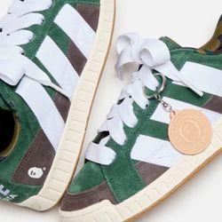 Adidas x Bape  Green Shoes Size 11 “Lawsuit “ 