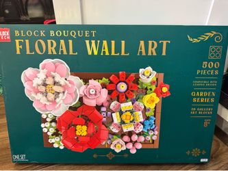 Building blocks wall art