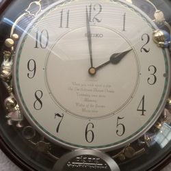 Seiko Seven Tune Musical Wall Clock