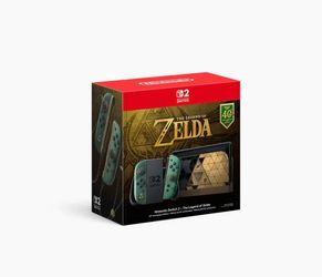 Nintendo Switch 2 Legend of Zelda 40th Anniversary Edition
