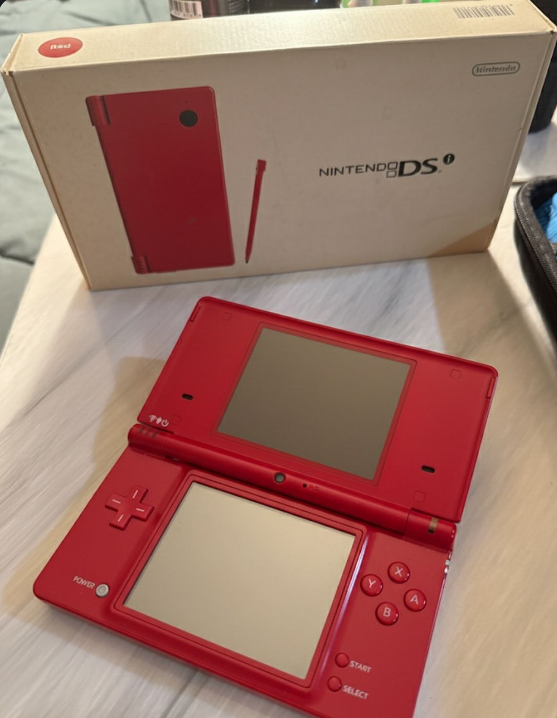 Nintendo DS Lite (Crimson/Black) - Japanese Model - WITH BOX!