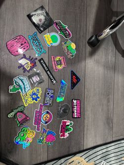 EDC Stickers from World Party Parade LV