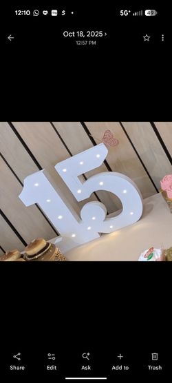 Light up 15 Wood Sign