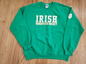 Notre Dame Womens Ice Hockey Sweatshirt - Sz M