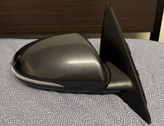 19-20 Kia Optima Right Passenger Side Mirror Platinum Graphite Metallic 16 Wire