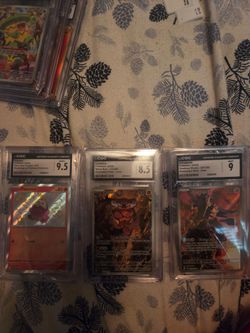 3 cgc graded pokemon cards