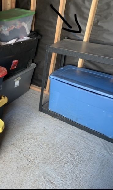 Metal Shelves/Workbench
