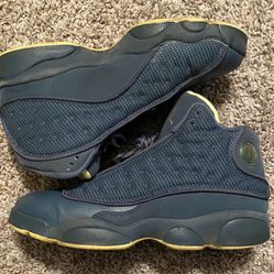 Squadron Blue Air Jordan 13s