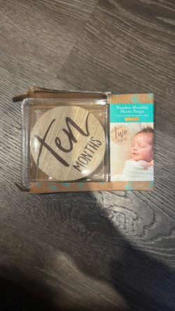 Wooden Monthly Photo Props