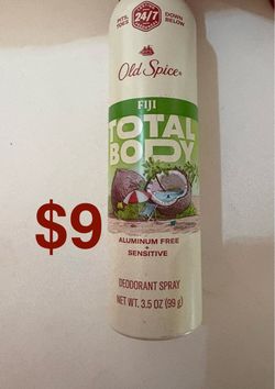 Old Spice Fiji Total Body Deodorant Spray