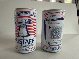 Flagstaff Bi-Centennial beer cans