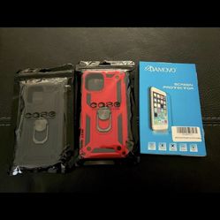 New I Phone 12 Cases And Screen Protector 