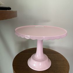 Pink Cake Stand Plastic  New 