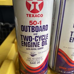 Texaco Vintage Oil Cans (new, full)