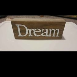 Wood "Dream" Decor