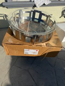Ice tub Rosseto SM183 10-Inch Stainless Steel Round Ice Tub